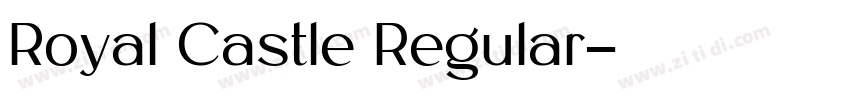 Royal Castle Regular字体转换